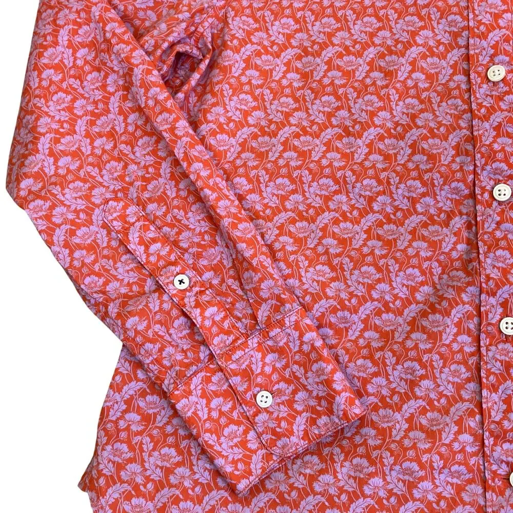 J. Crew Liberty Fabric Slim-Fit Button-down Shirt in Toutouayette Fabric Red - Picture 12 of 16